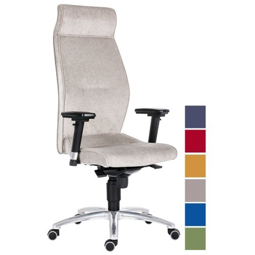 Kancelářské křeslo LEI 1800  s extra vysokým opěrákem - nosnost 160 kg 